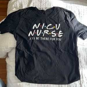 NICU Nurse black t shirt BRAND NEW